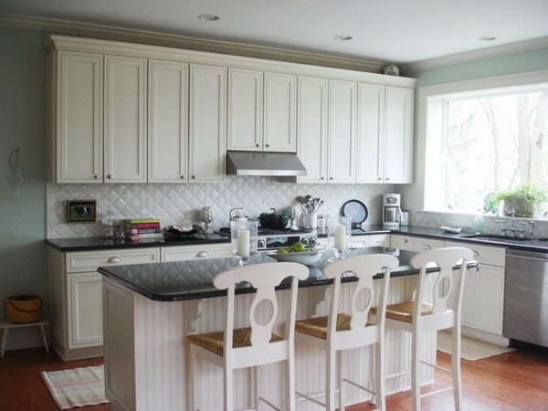 White kitchen black countertop: ideas and inspiration for ...