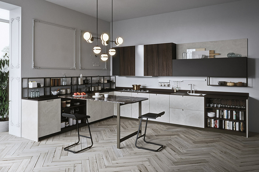 Modern gray kitchen Alta cucine Ambiente 12