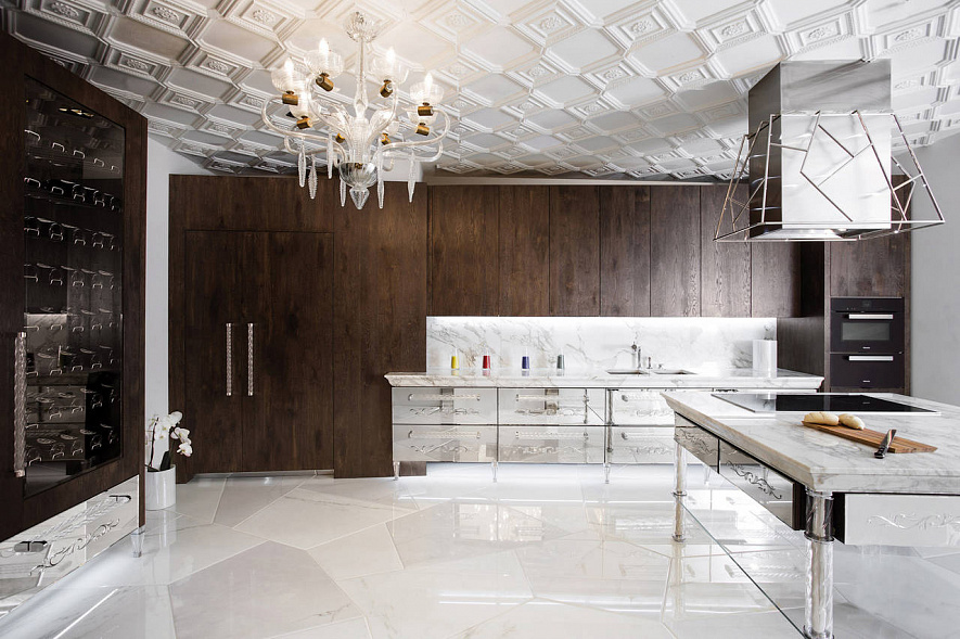 White kitchen in modern style ArteVeneziana RK20