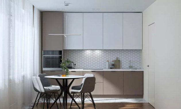 Modern kitchen for a young couple without children