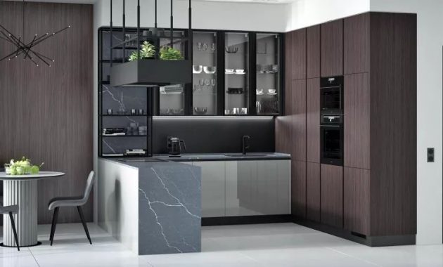Modern kitchen for a young couple without children