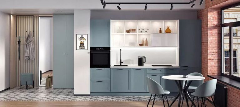 Studio kitchen design: trends and recommendations